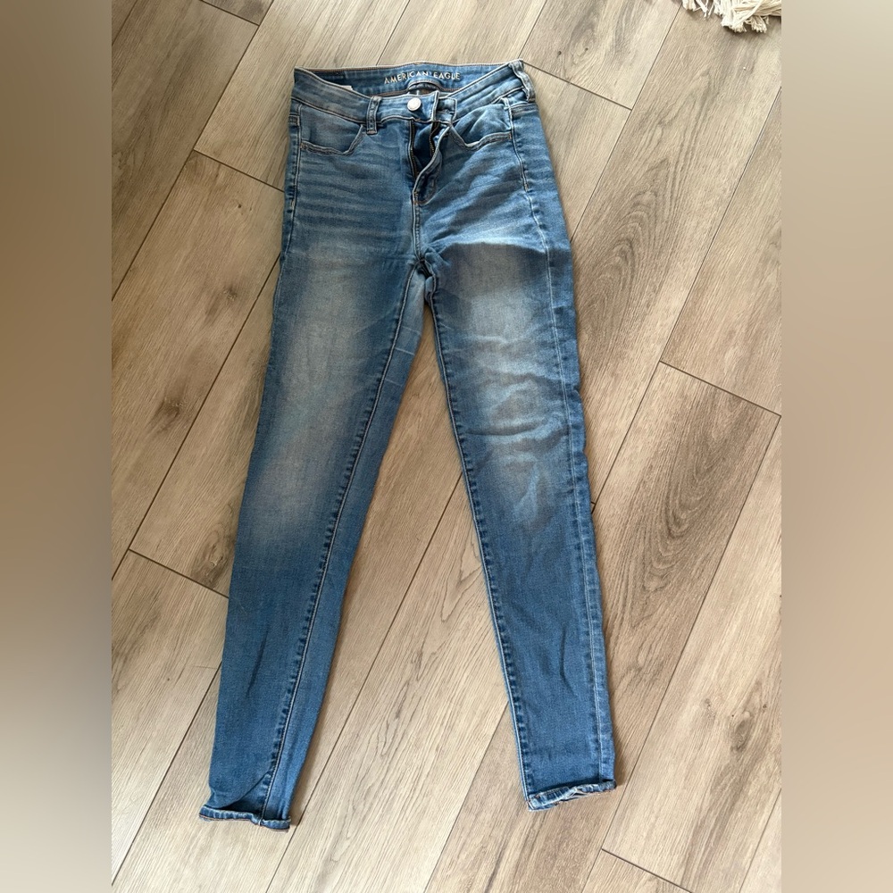 American Eagle Outfitters Blue Skinny Jeans